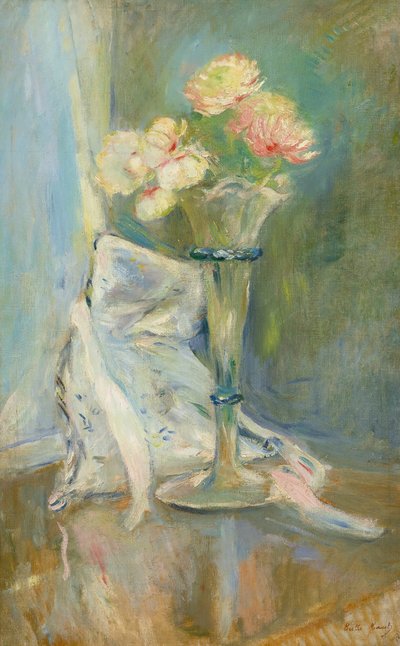 Růžové sasanky, 1891. od Berthe Morisot