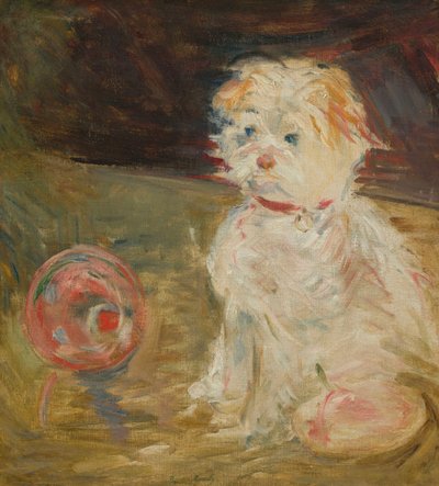 Míčový pes. od Berthe Morisot