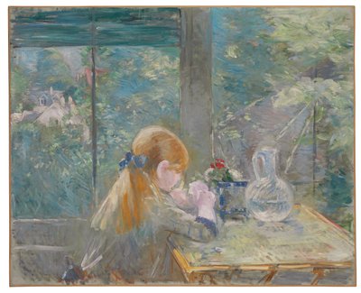 Na verandě, 1884 od Berthe Morisot