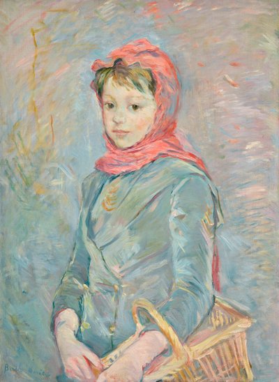 Francouzsky: Fillette portant un panier od Berthe Morisot