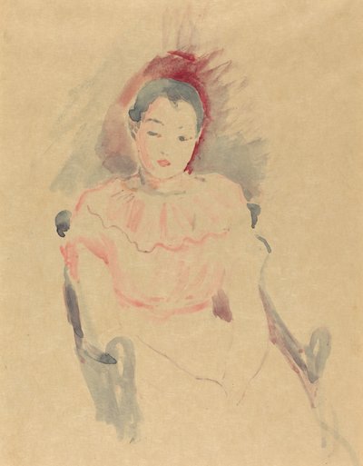 Dívka sedící, 1894. od Berthe Morisot