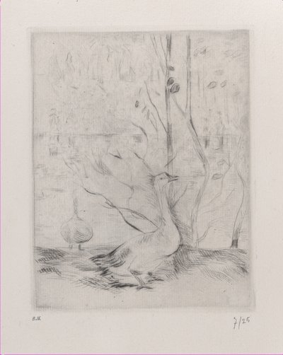 Husa, 1889. od Berthe Morisot