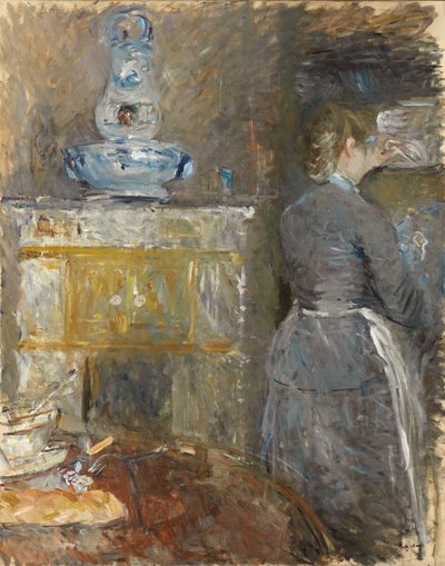 V jídelně; V jídelně, 1880 od Berthe Morisot