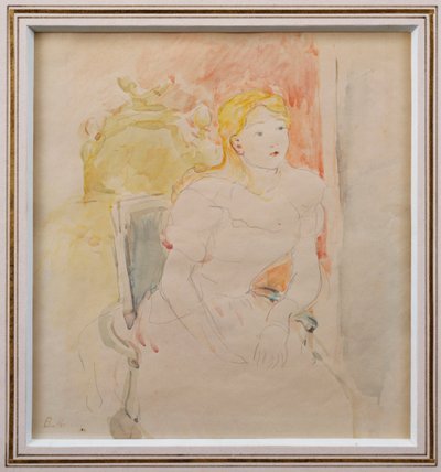 Sedící Julie od Berthe Morisot