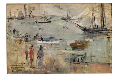Námořnictvo v Anglii, 1875 od Berthe Morisot