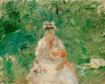 Chůva a dítě od Berthe Morisot