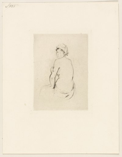 Nahý pohled zezadu od Berthe Morisot