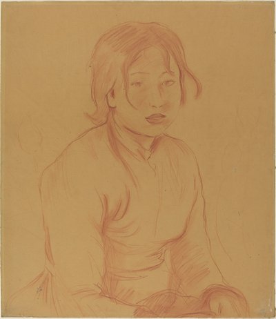 Selská dívka od Berthe Morisot