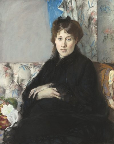 Portrét Madame Edma Pontillon, rozené Morisot, 1871 od Berthe Morisot