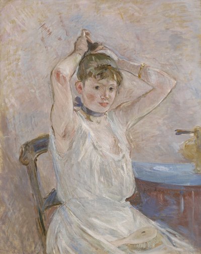 The Bath, 1885-86 od Berthe Morisot