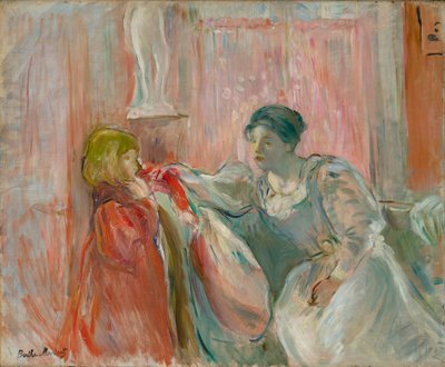 Mladá žena a dítě od Berthe Morisot