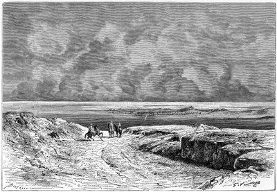 Nafta a Shott-el-Jerid, c1890 od Auguste Bertrand