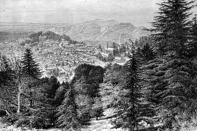 Simla, Indie, 1895. od Auguste Bertrand