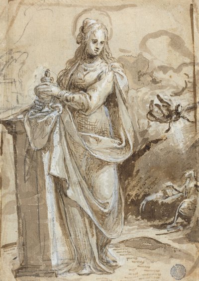 Máří Magdaléna [verso] od Biagio Pupini
