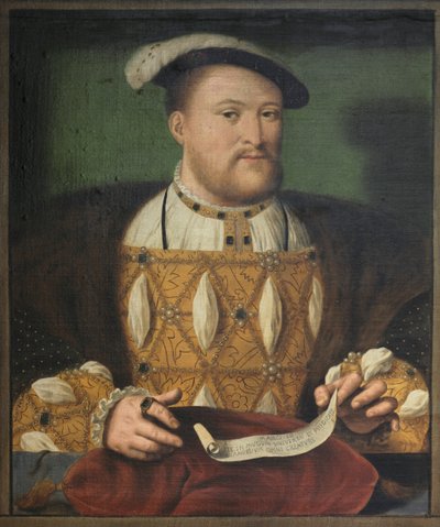Portrét krále Jindřicha VIII., c1544 c1800 od Biagio Rebecca