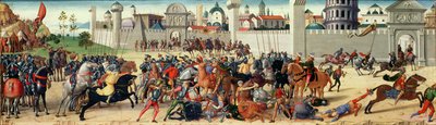 The Siege of Troy I: The Death of Hector, c.1490-95 (viz také 69653) od Biagio di Antonio