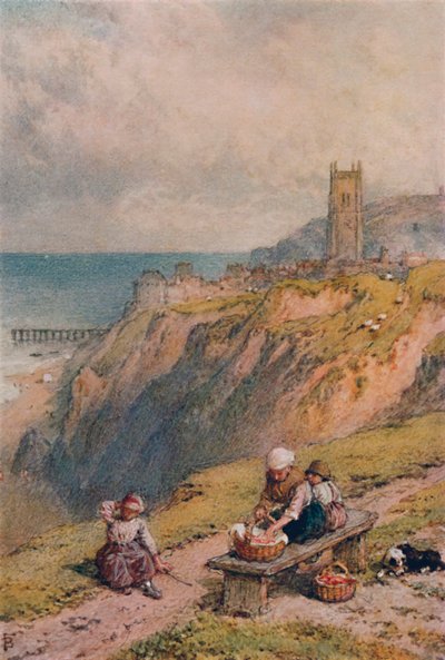 Pohled na Cromer, 19. století, 1935 od Birket Foster