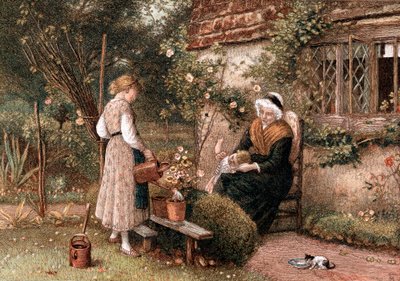 "Mládí a věk", 1866. od Birket Foster