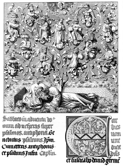 Nebeský koncert, 15. století 1849. od Bisson and Cottard
