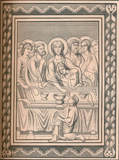 Kristus a svatí, 12. století, 1849. od Bisson and Cottard