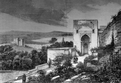 Mezquita, Cordoba, Španělsko, 1849. od Bisson and Cottard