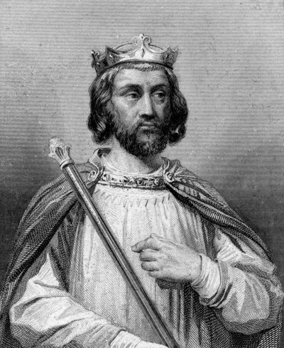 Frankský král Clotaire III., 19. století. od Blanchard