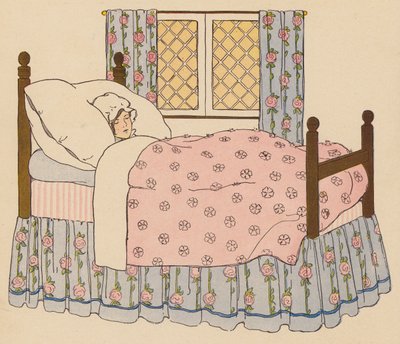 Říkanka: Nancy Dawson (barevná litografie) od Blanche Fisher Wright