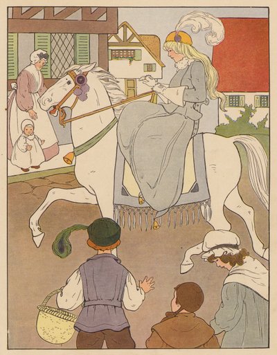 Říkanka: (barevná litografie). od Blanche Fisher Wright