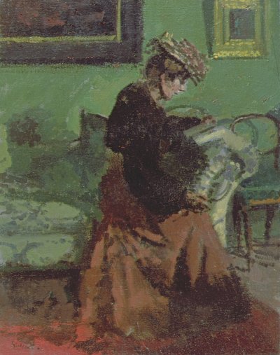 Stromy v Giverny od Blanche Hoschede-Monet