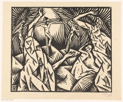 Golgotha (původní název na objektu) od Bob Hanf (signed by artist)