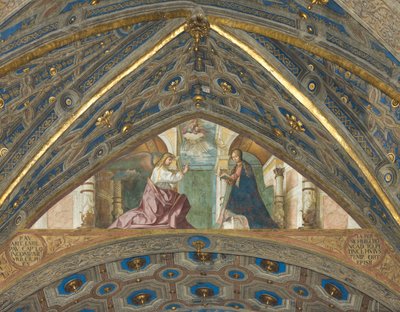 Apse, Superarch, Boccaccio Boccaccino, Zvěstování 1506-07 od Boccaccio Boccaccino