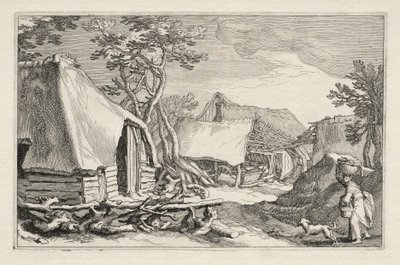 Krajina se statky, 1613-1614. od Boetius Adams Bolswert