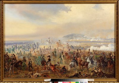 Bitva u Lipska v říjnu 1813 (nebo Bitva národů, napoleonská válka od Bogdan Willewalde