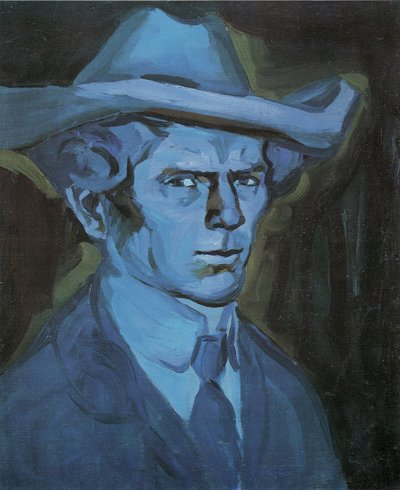 Autoportrét, 1909 od Bohumil Kubišta