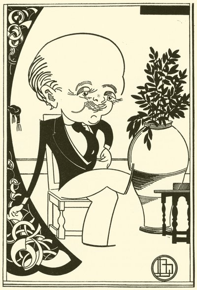 Max Beerbohm (litografie) od Bohun Lynch