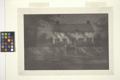 Moonlight (inkoust na papíře) od Bolton Coit Brown
