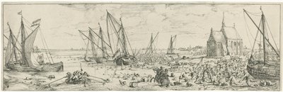 Neúspěšný útok na Fort Kallo, 1638 od Bonaventura Peeters (I)