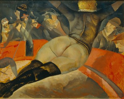 V cirkuse, c. 1908 od Boris Dmitrievich Grigoriev
