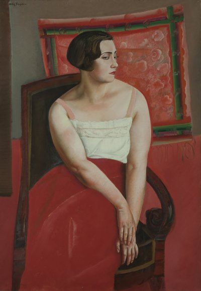 Portrét mladé ženy. od Boris Dmitryevich Grigoriev