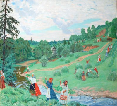 Hey Making, 1918 od Boris Mikhailovich Kustodiev