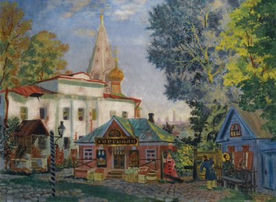 V provincii, 1920 od Boris Mikhailovich Kustodiev