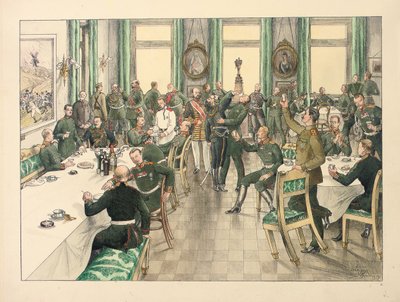 Tradiční snídaně pořádaná na památku bitvy u Telish, které se 12. října 1877 zúčastnil egerský gardový pluk od Boris V. de Heroys