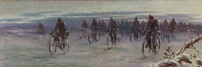 Německá cyklistická vojska ve Finsku, finská občanská válka od Boris Vasilievich Zvorykin