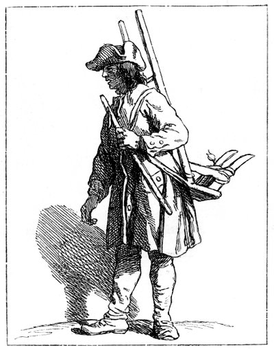 A Street Porter, 1737-1742. od Bouchardon
