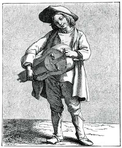 Hráč hurdisky, 1737-1742. od Bouchardon