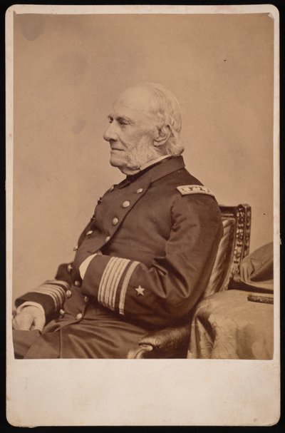 Portrét admirála Williama Branforda Shubricka 1790-1874, před rokem 1874. od Brady