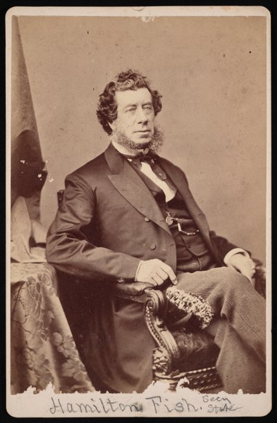 Portrét Hamilton Fish 1808-1893, před rokem 1893. od Brady