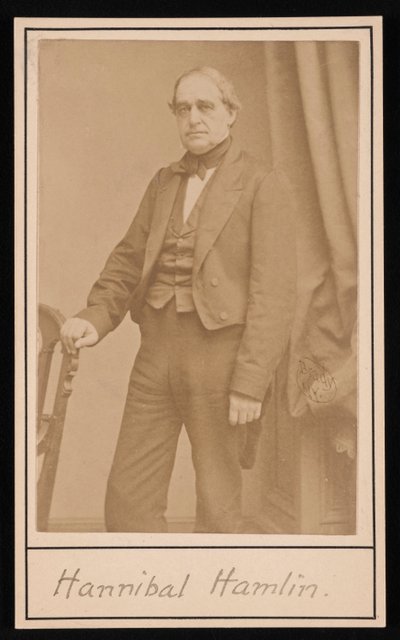 Portrét Hannibala Hamlina 1809-1891, 1857. od Brady