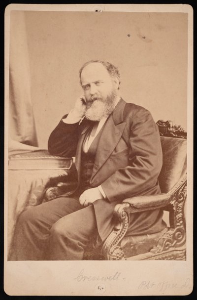 Portrét Johna Angela Jamese Creswella 1828-1891, před rokem 1891. od Brady