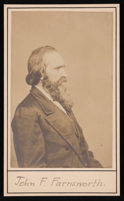 Portrét Johna Franklina Farnswortha 1820-1897, před rokem 1897. od Brady